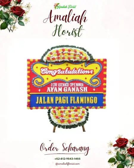 Sewa Papan Bunga Nitikan